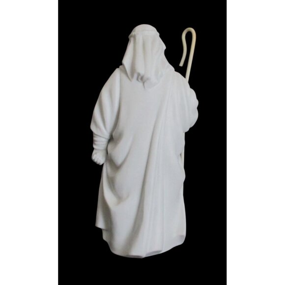 Avon Nativity Collectibles The Shepherd Figurine  - Vintage 1983 White Porcelain - Picture 5 of 10